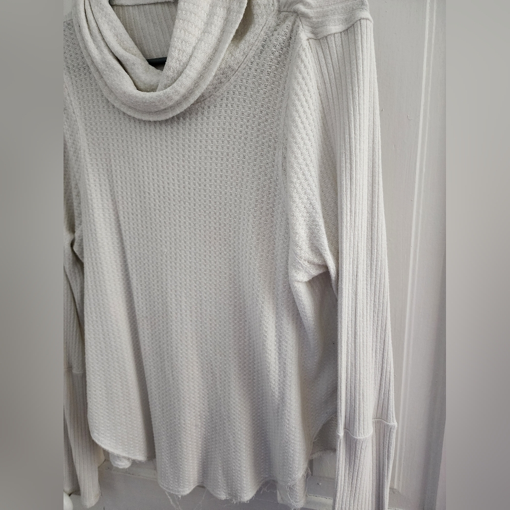 👸 Free People We the People collection thermal cowl neck tunic set of 2 size S - Picture 6 of 16